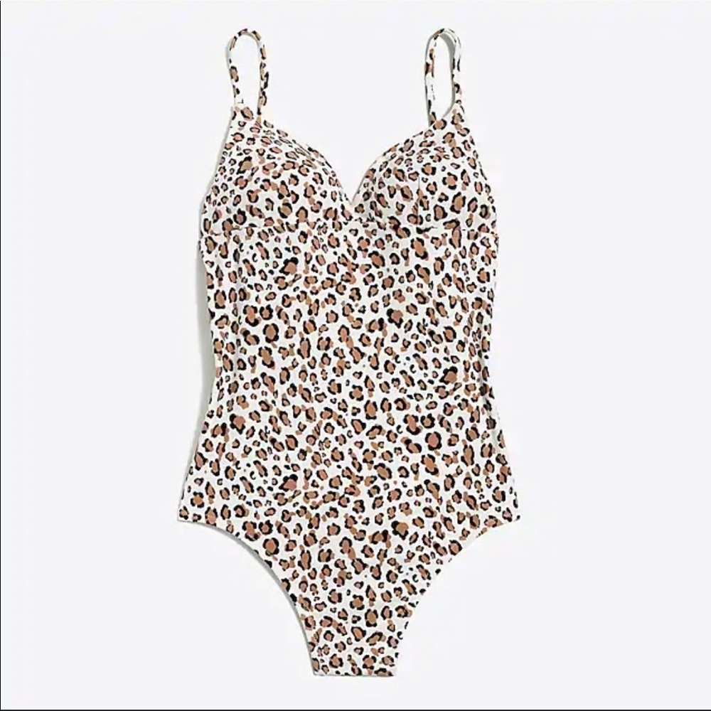 New with tags Leopard print bathing suit one piece